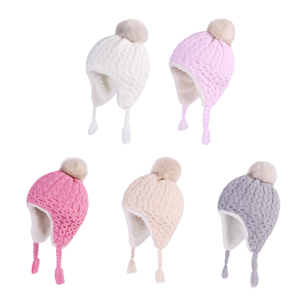 Trapper Hat Ear Flap - Gorros con orejeras de punto para