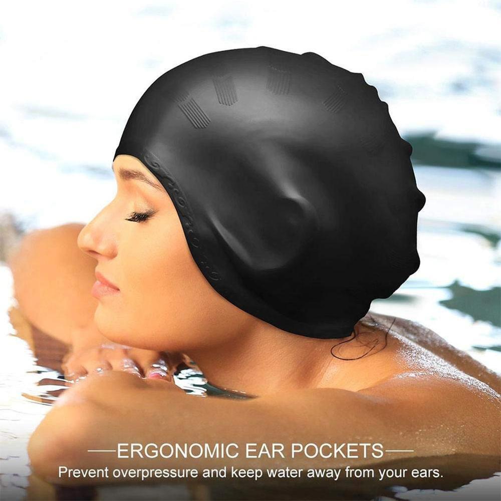 Swim Hat Silicone - Gorros de natación de alta elasticidad