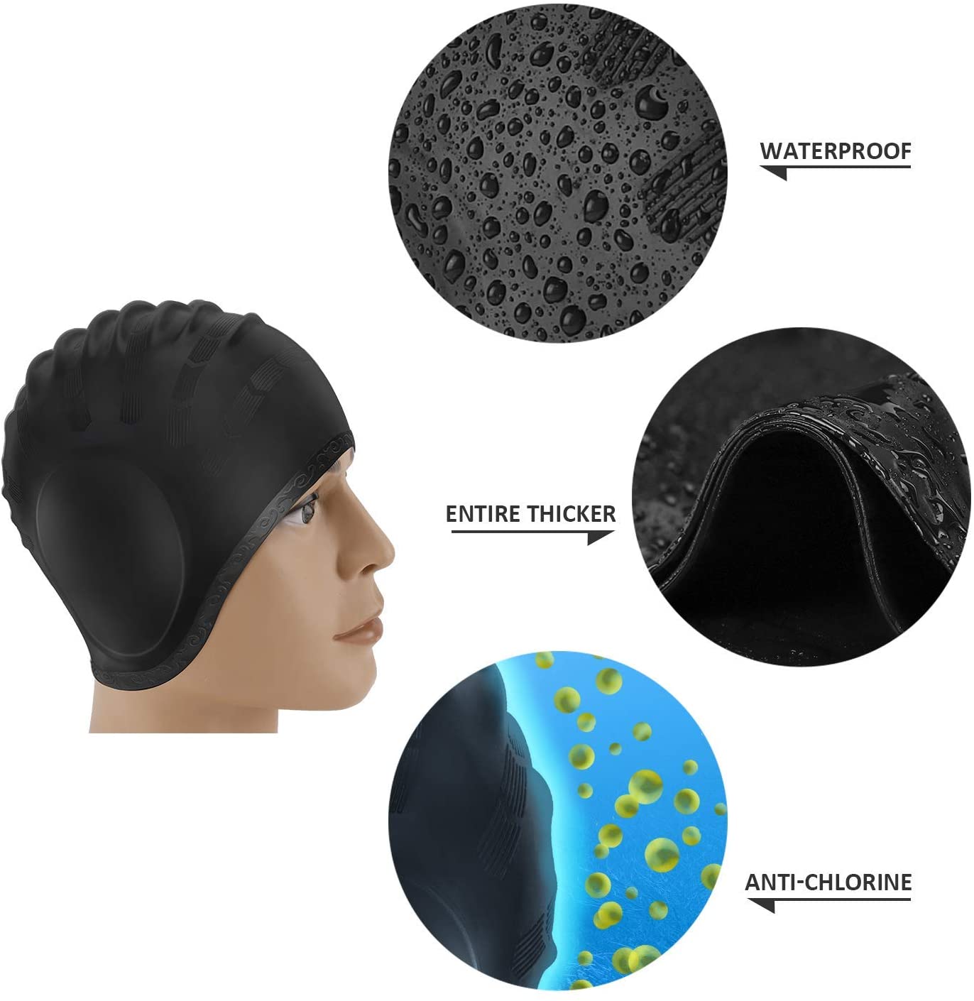 Gorros de natación para adulto - Swim Hat Silicone reseña y precio