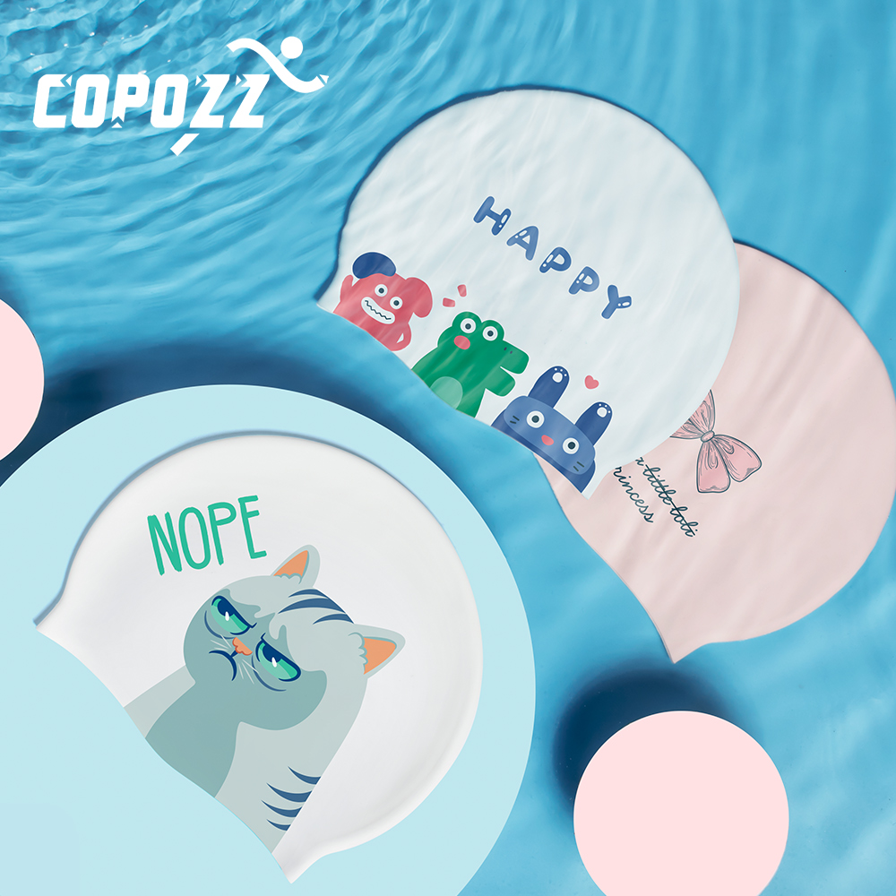COPOZZ deportes acuáticos muje - Swim Hat Silicone reseña y precio