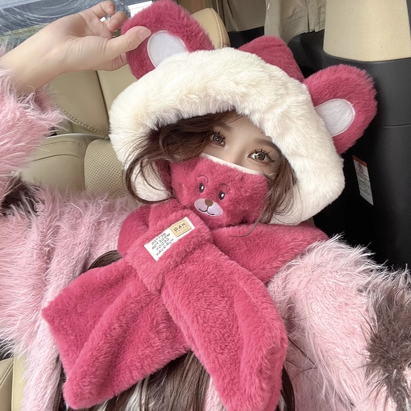 Lindo Gorro de Oso con Bufanda - Trapper Hat Ear Flap reseña y precio