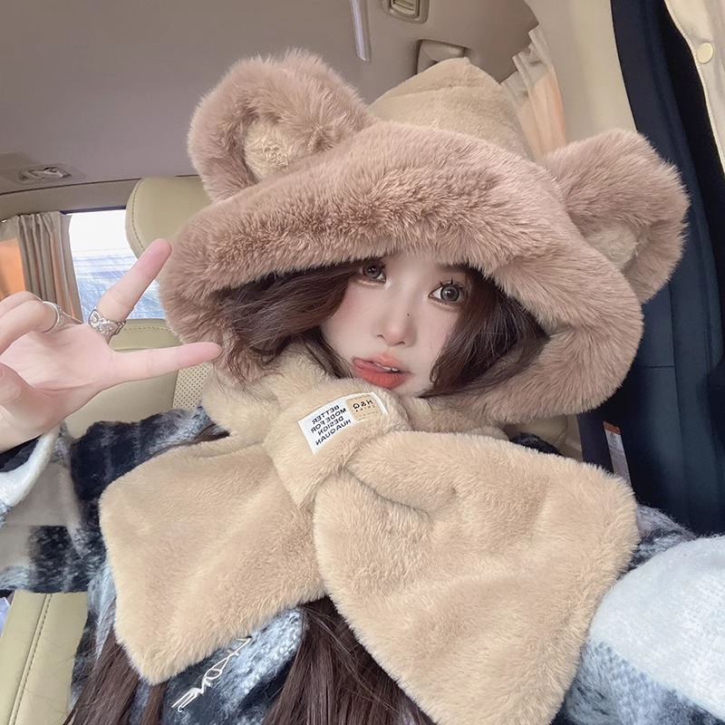 Lindo Gorro de Oso con Bufanda - Trapper Hat Ear Flap reseña y precio