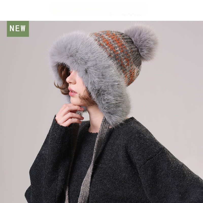 Gorro de punto afelpado para m - Trapper Hat Ear Flap reseña y precio